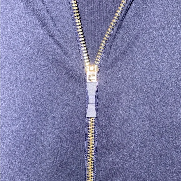 Kate Spade Navy Athletic Jacket with Eyelet Hem - Picture 4 of 5